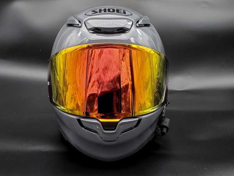 SHOEI 純正CWR-F2ミラーシールド ミラーファイヤーオレンジZ8 X15