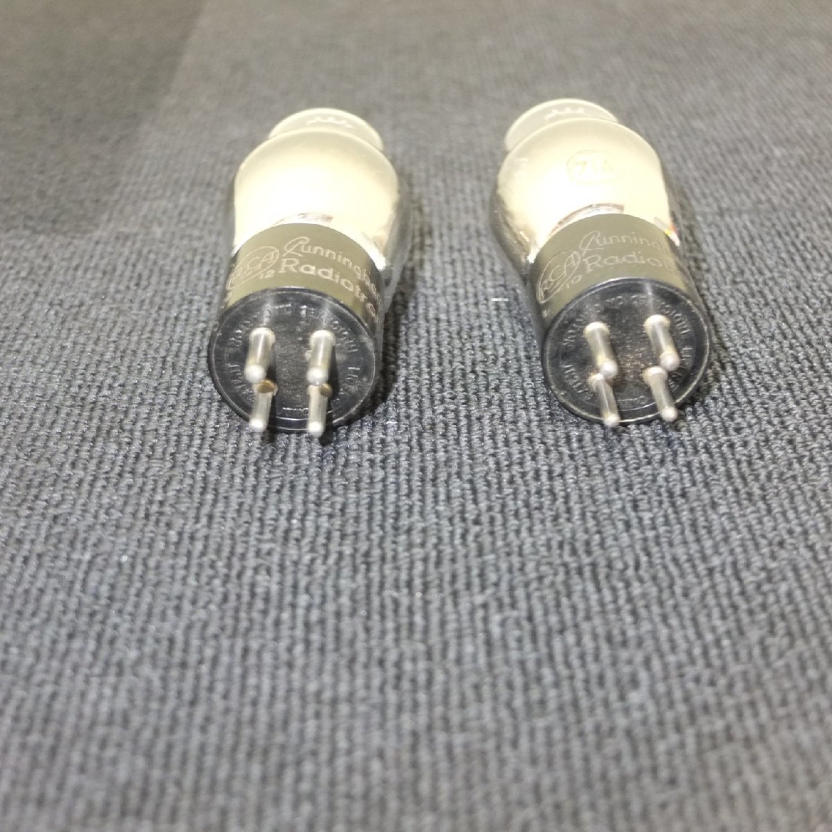 真空管 RCA CUNNINGHAM 71A 2本 真空管 71A RCA カニンガム ◇RCA 1本