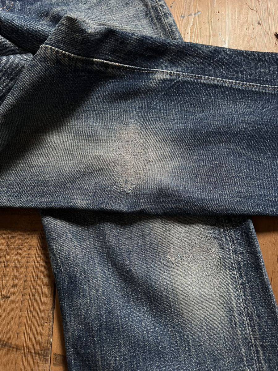 60s LEVIS 501-501ダブルネーム希少ボタン裏16ズレカン鬼ヒゲ蜂の巣  