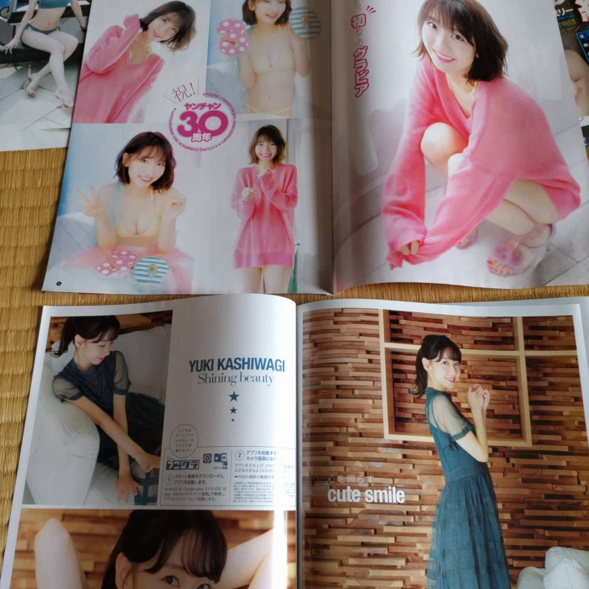 柏木由紀 切り抜き 35ページ 水着 ビキニ クビレ 2015年～(タレント