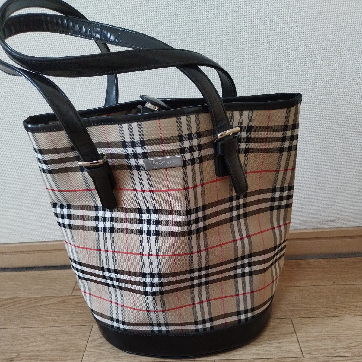 バーバリー BURBERRY バケツ型 トートバッグ ノバチェック Burberry