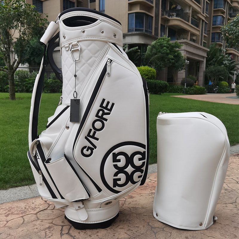 最安値，爆買い G/4 G/FORE 9.5インチ ゴルフ キャディバッグ ホワイト