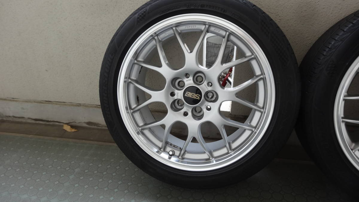 鍛造FORGED BBS RG-R RG714 7.5Jx17+48 レグノ215/45R17 PCD100 5H 4本 