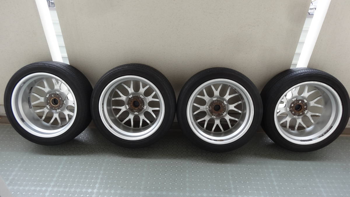 鍛造FORGED BBS RG-R RG714 7.5Jx17+48 レグノ215/45R17 PCD100 5H 4本 