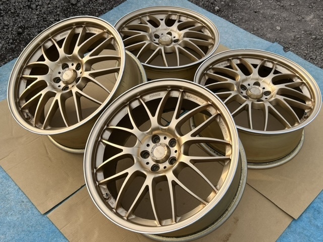 中古ホイール4本セット レイズ VOLK RACING VR ボルクレーシング SE37A 