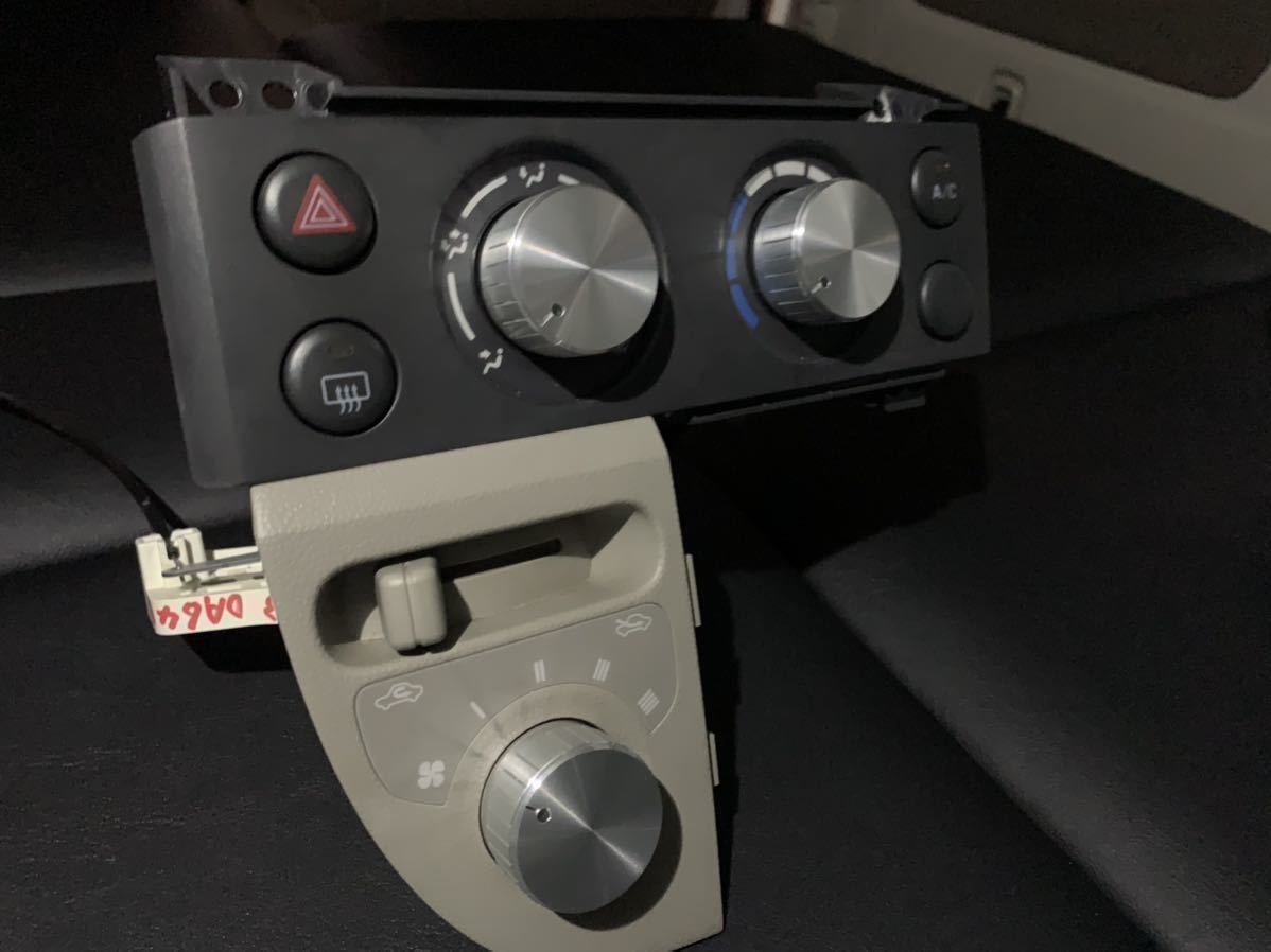 DA64 シルバー スズキ エブリィ エアコンダイヤル アルミ 64w DR64 クリッパー ワゴン エブリイ エブリー ノブ つまみ スイッチ every
