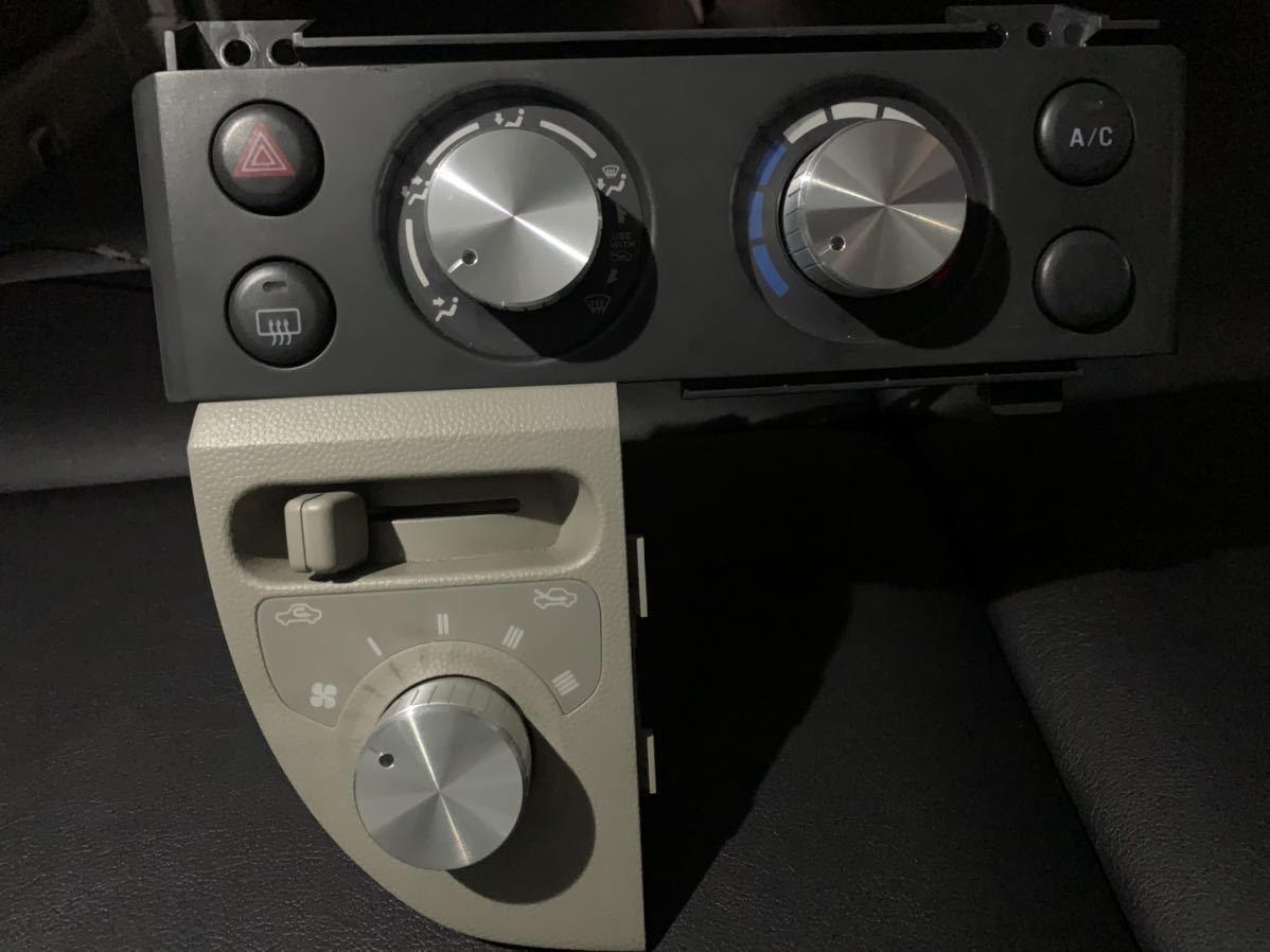 DA64 シルバー スズキ エブリィ エアコンダイヤル アルミ 64w DR64 クリッパー ワゴン エブリイ エブリー ノブ つまみ スイッチ every