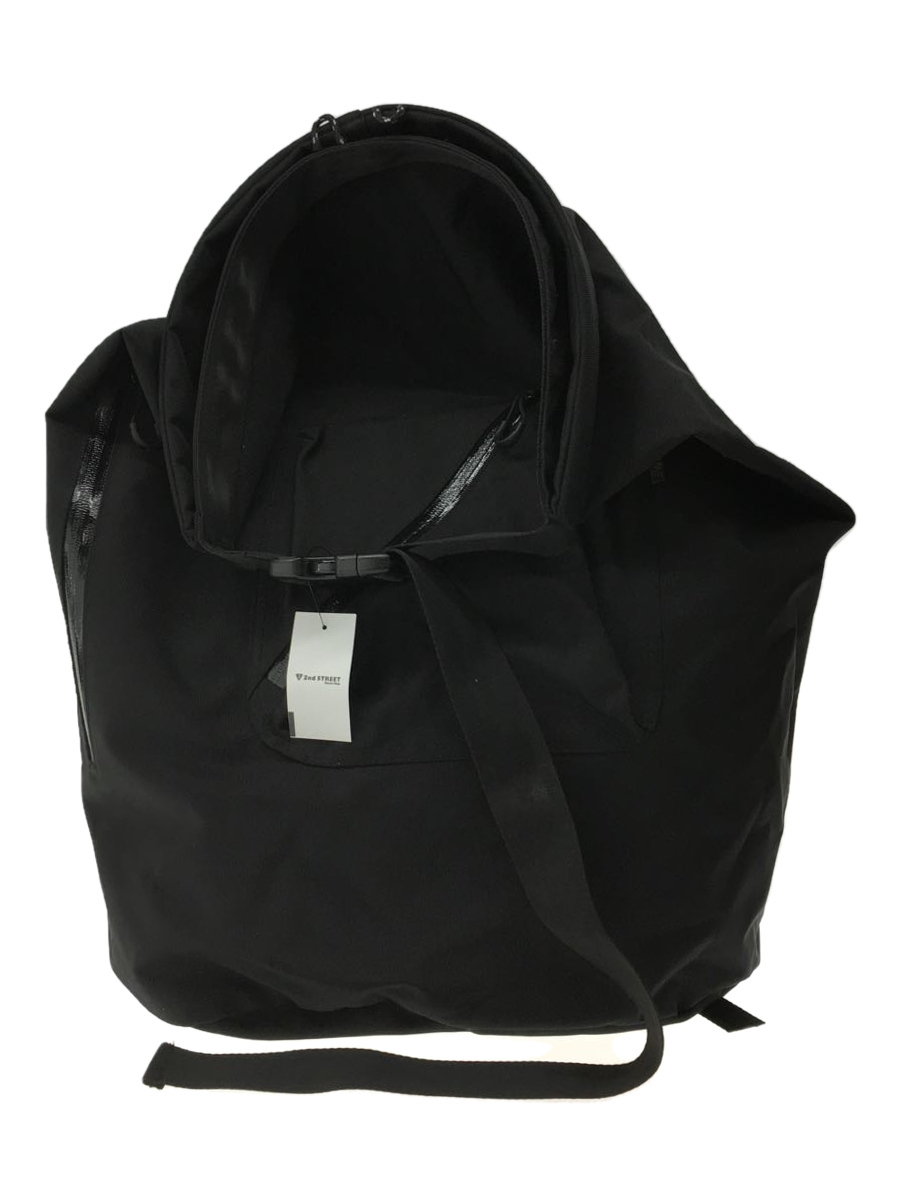 COMFY OUTDOOR GARMENT◆リュック/ナイロン/BLK/止水ジップ/ロールトップ