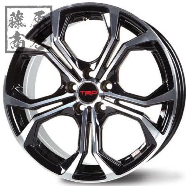 【激安!在庫有 海外版TRD】TRD ブラック ポリッシュ17インチ 7J+33 100 5穴 TRD Asia TA213-02005 正規品 4本セット トヨタ 未使用品