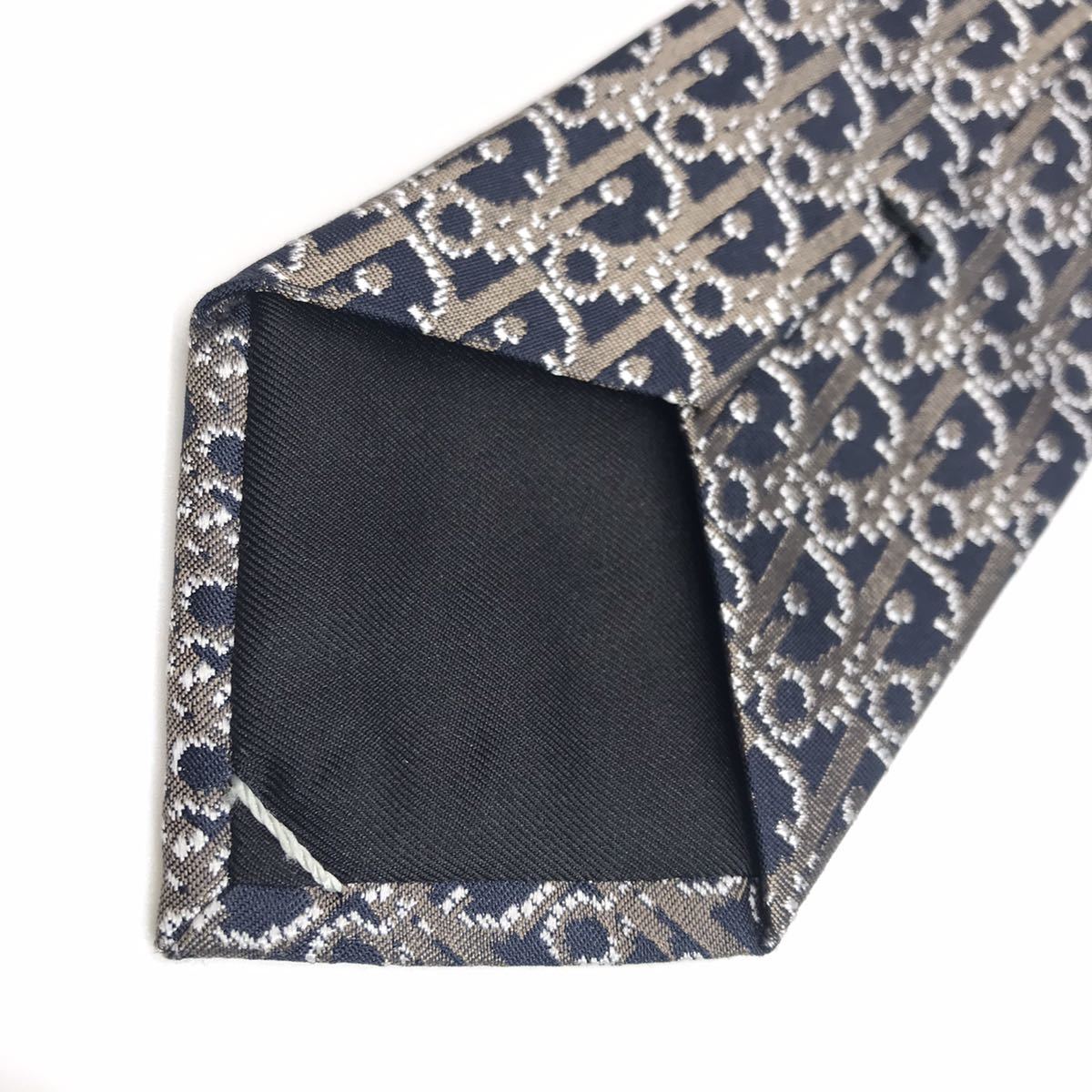 ☆美品☆希少☆Dior ディオール オブリーク ピクセル シルク 7CM