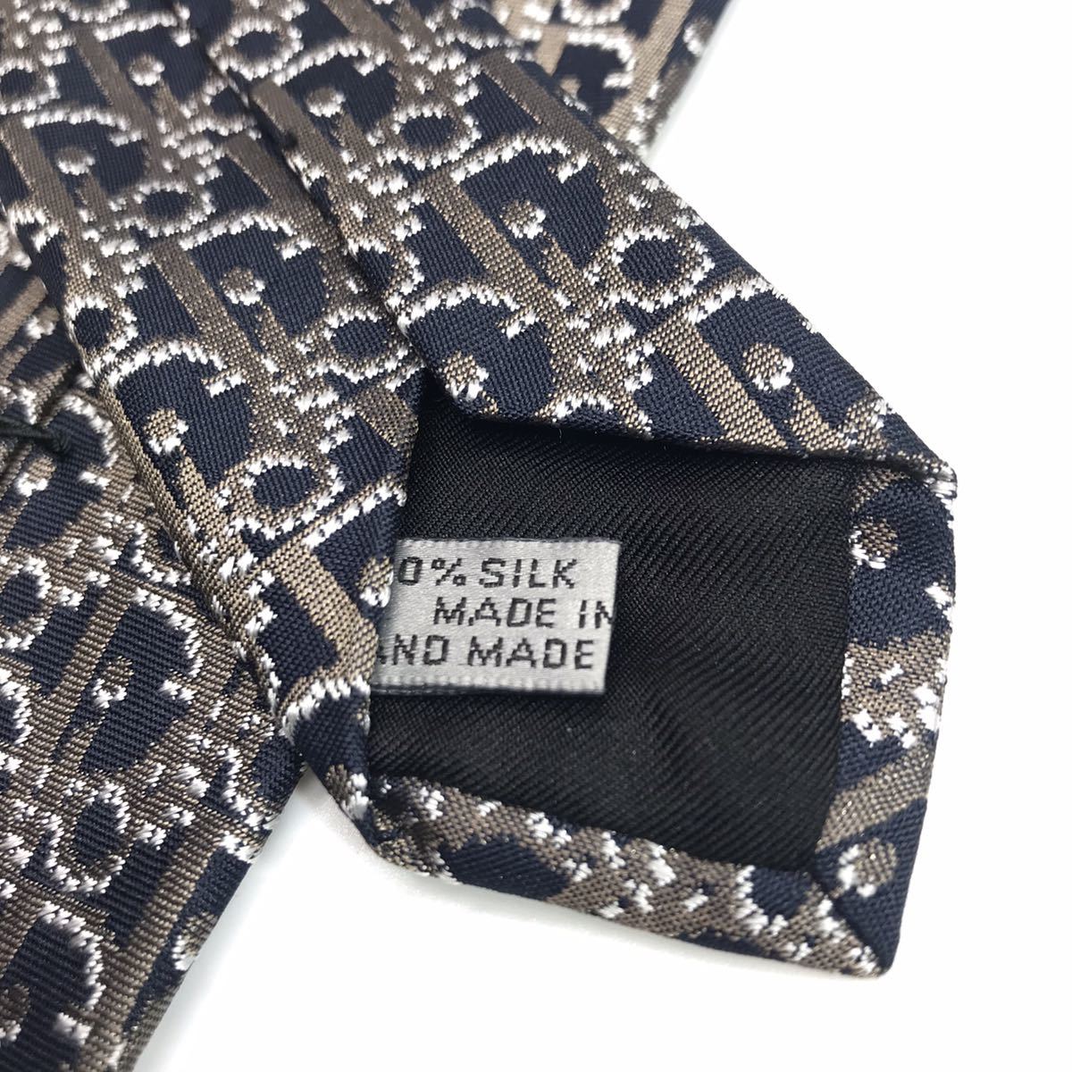 ☆美品☆希少☆Dior ディオール オブリーク ピクセル シルク 7CM