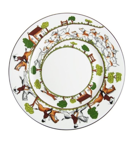 お買い得/新品定価￥13，200♪♪ウェッジウッド WEDGWOOD 　ハンティングシーン プレート 20cm 2枚