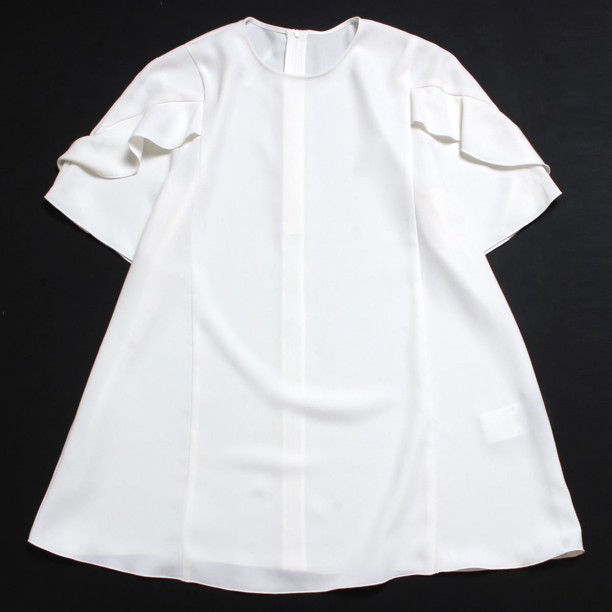 FOXEY NEW YORK FLOUNCE PETAL BLOUSE ブラウス size38 ホワイト 39469
