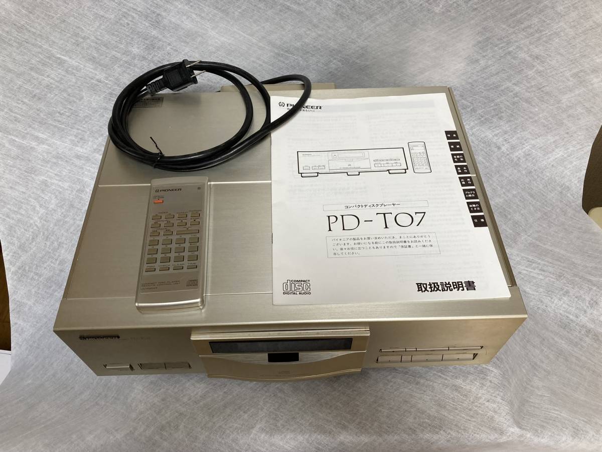 パイオニア　Pioneer　PD-T07　CDデッキ