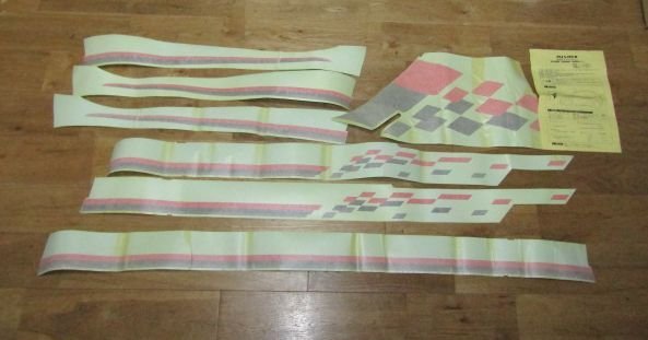 K12　マーチ　ニスモ　nismo　ストライプセット　シール　取付要領書付　［25NC11］