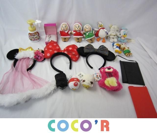 【同梱可】訳有 ディズニー ミッキーマウス ミニーマウス ドナルドダック クリスマス 他 カチューシャ ぬいぐるみス