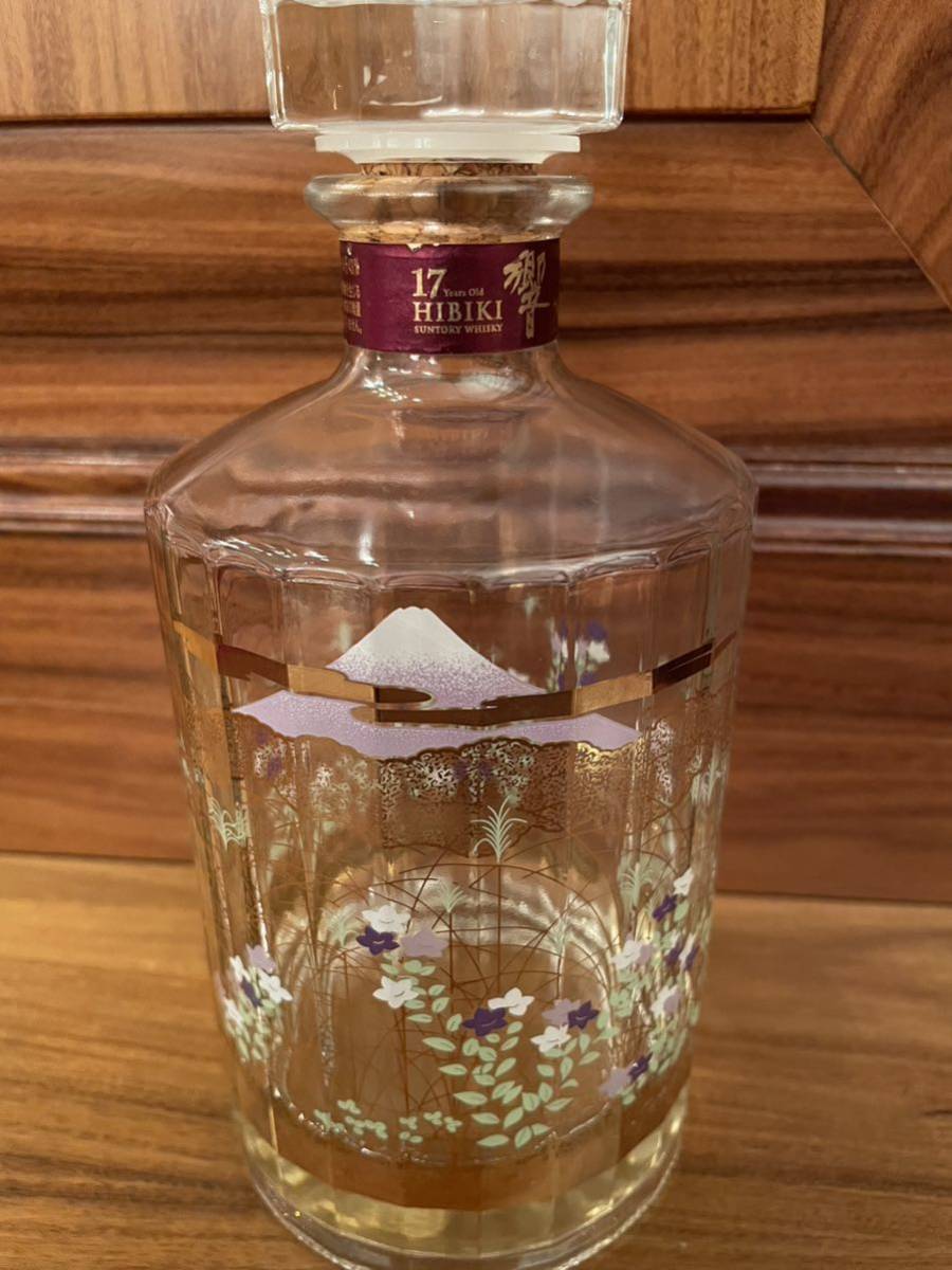 響17年 意匠ボトル 武蔵野富士 サントリー 【空瓶】SUNTORY
