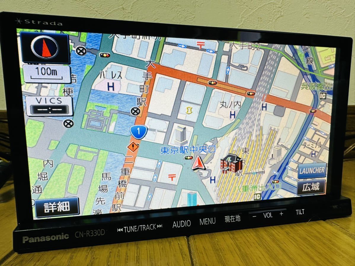 2019年度版地図 ストラーダ CN-R330D 地デジフルセグ Panasonic純正