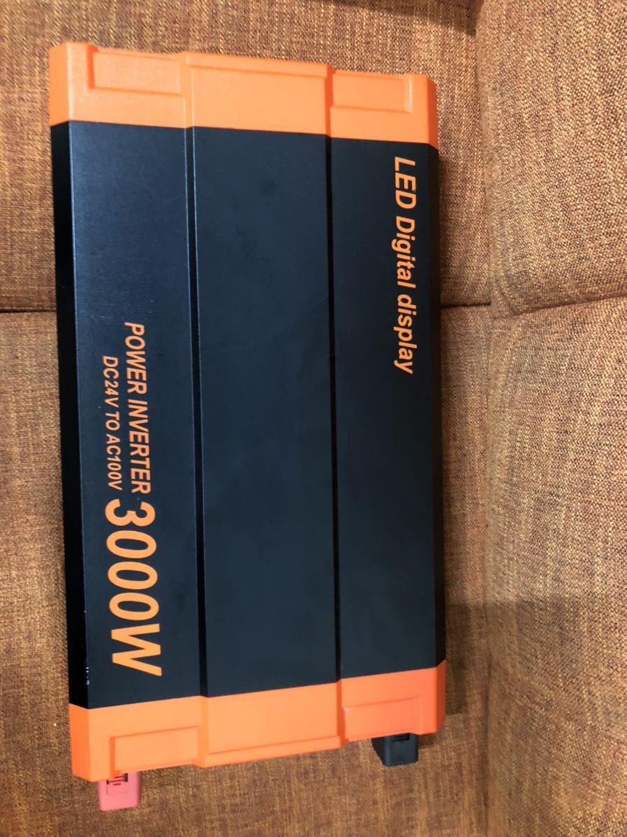 インバーター 3000W DC24V / AC100V 疑似正弦波 矩形波 50Hz/60Hz対応