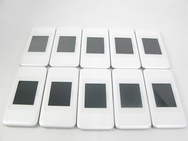 au HWD37 W06 Speed Wi-Fi NEXT ホワイト×シルバー 10台セット【matome244】