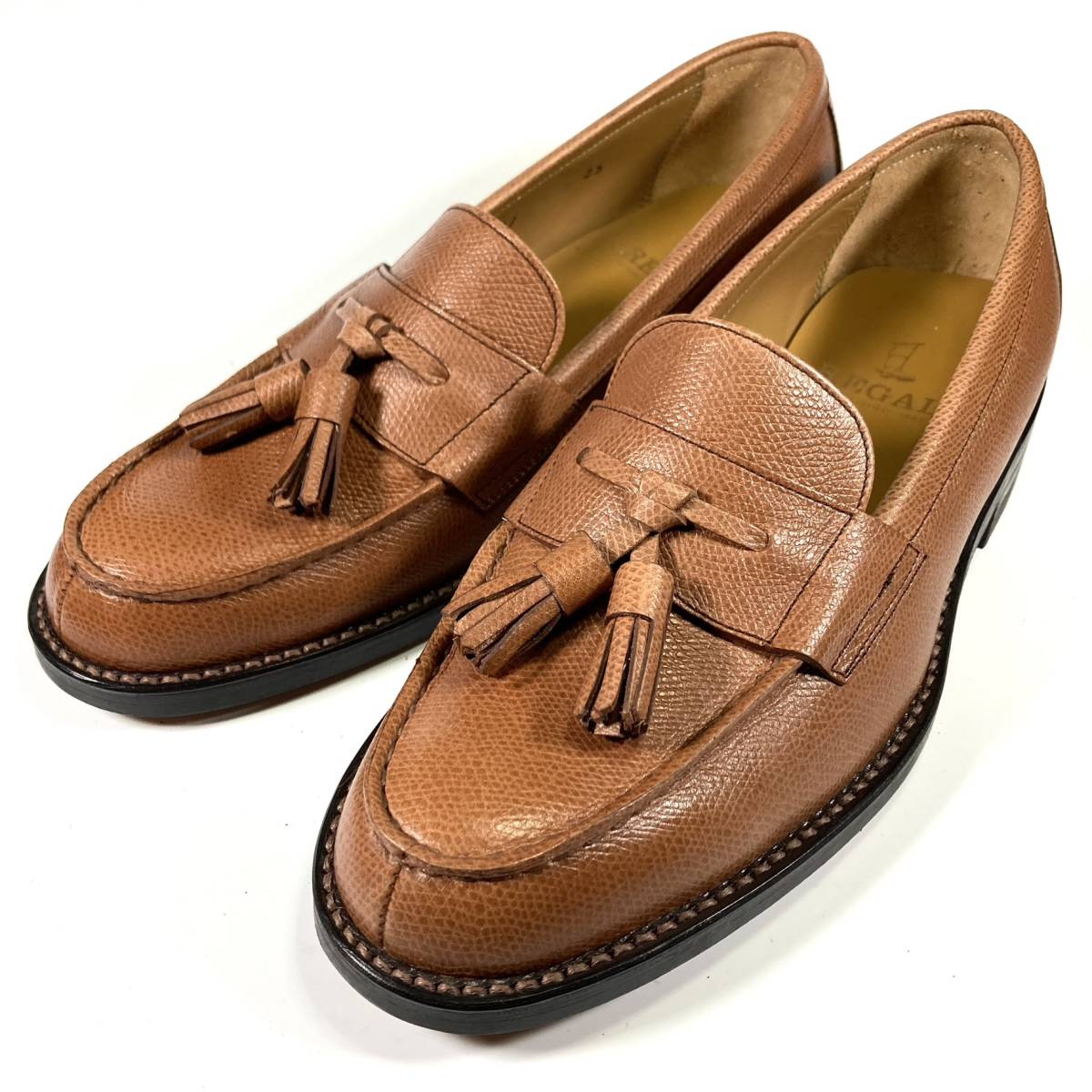 【送料無料】REGAL リーガル　タッセルローファー 2641　25.0cm EE　未使用品　シボ革　グレインレザー