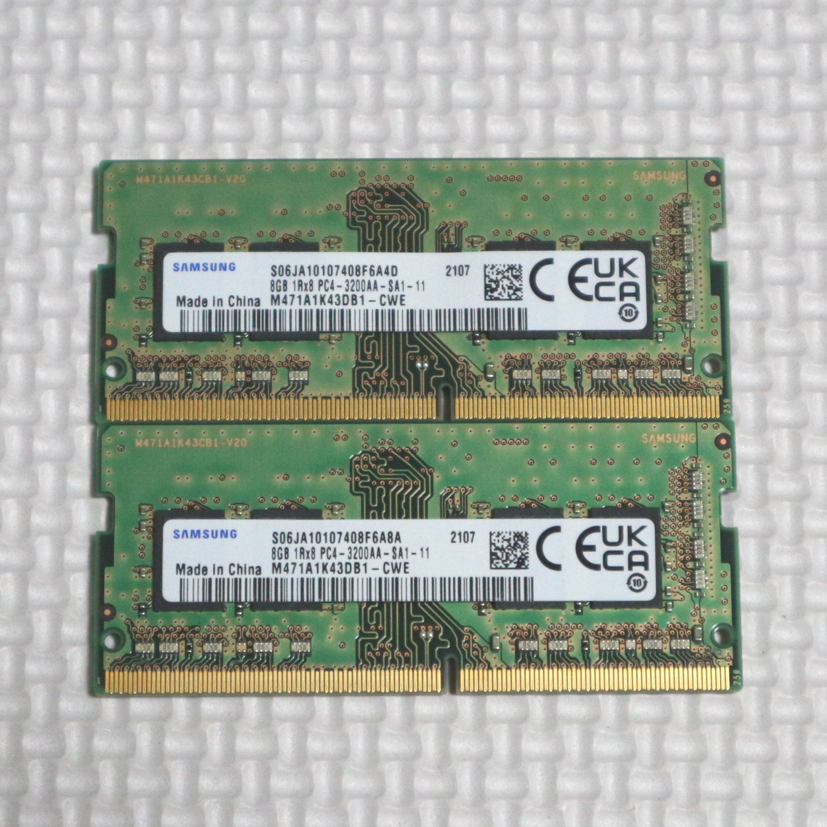 PC4-19200U(DDR4-2400)-8GB×2枚☆合計16GB /ADATA