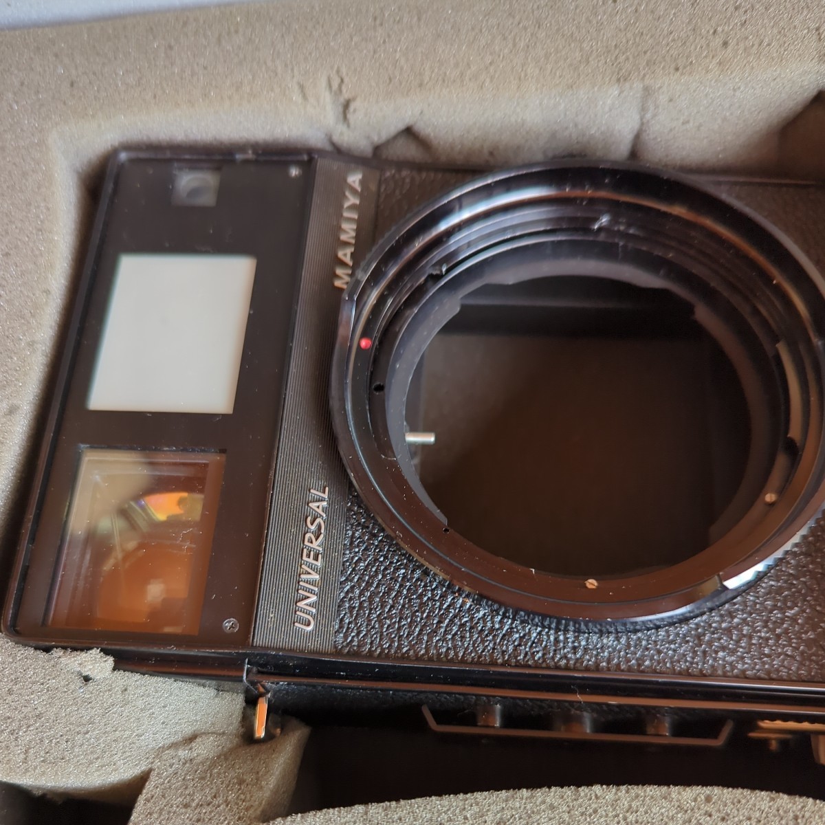 MAMIYA マミヤ universal prss 100mm ホルダー グリップ アルミケース