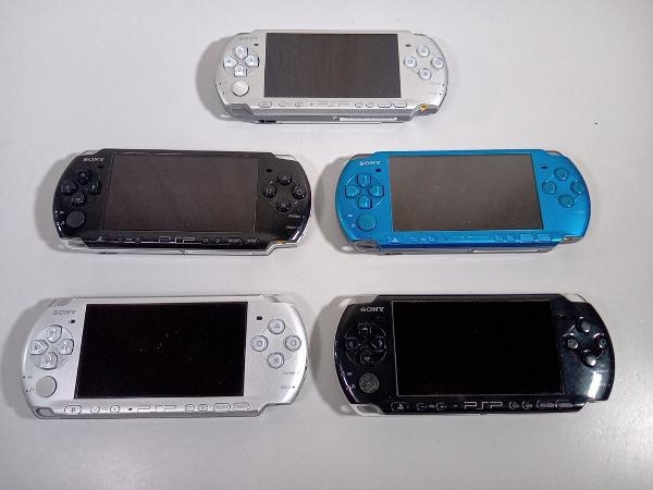 ジャンク】 SONY PSP-3000 5台まとめ売り 初期化済 本体 PSP SONY 4台