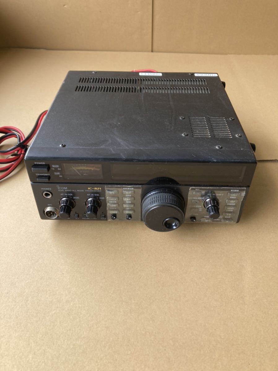 ☆アイコム　144/430MHz帯オールモード機　IC-820D（現状渡し）☆ ICOM IC-821D アイコム 144⁄430MHz Yahoo!オークション - 50W IC-820D