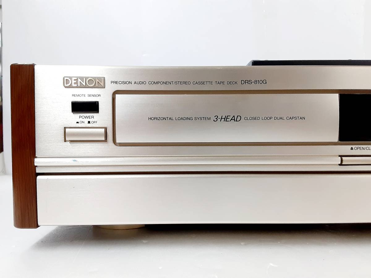 DENON DRS-810G デノン カセットデッキ 3ヘッドシングルカセットデッキ