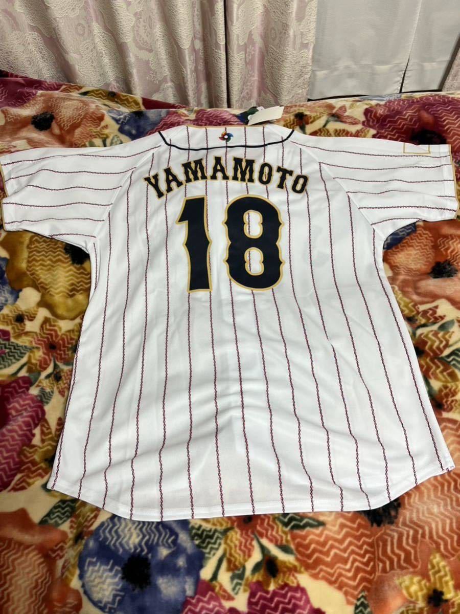 WBC 日本代表・18 山本由伸投手仕様のミズノ製プリントレプリカ
