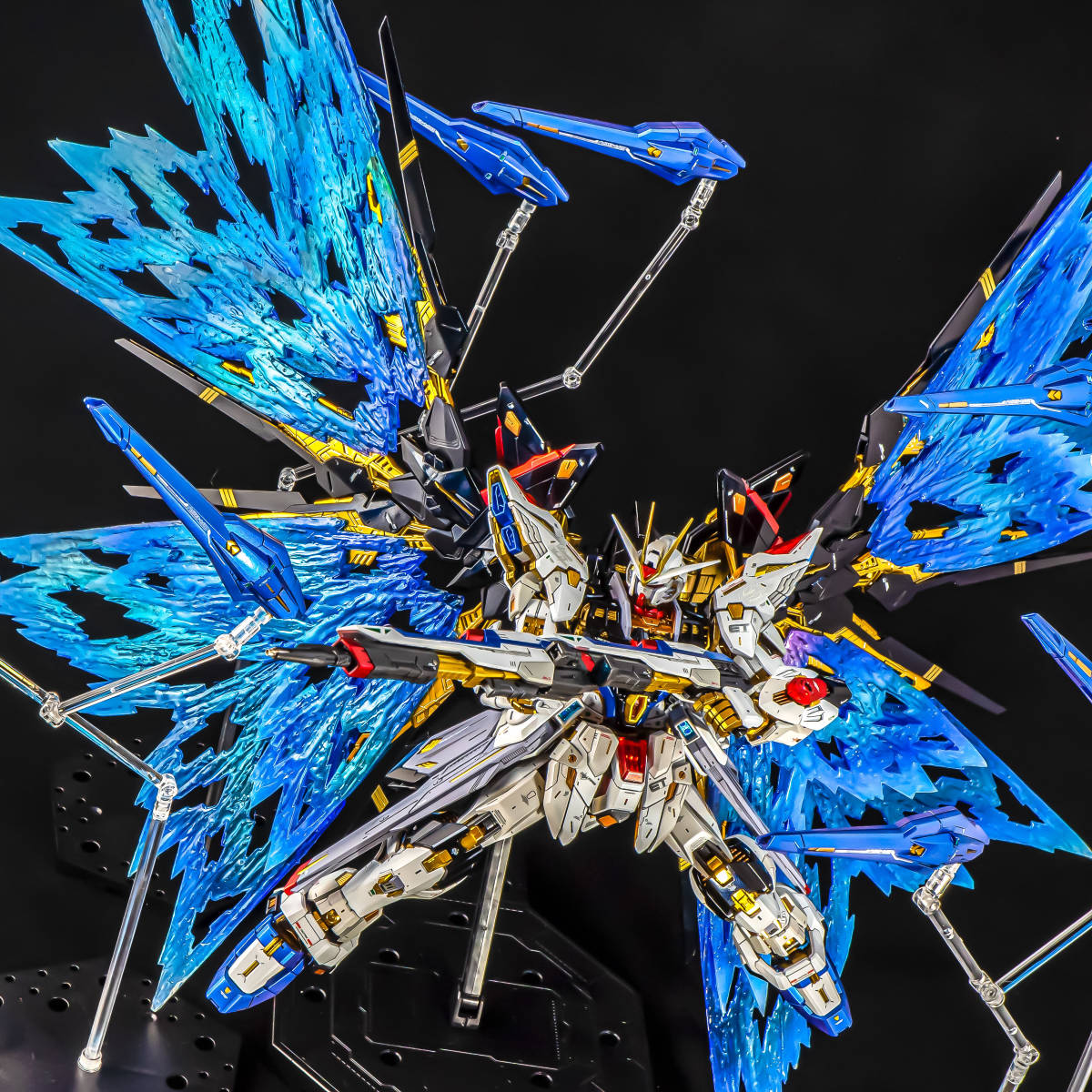 MGEX ストライクフリーダムガンダム +エフェクトパーツ 改修塗装済み 