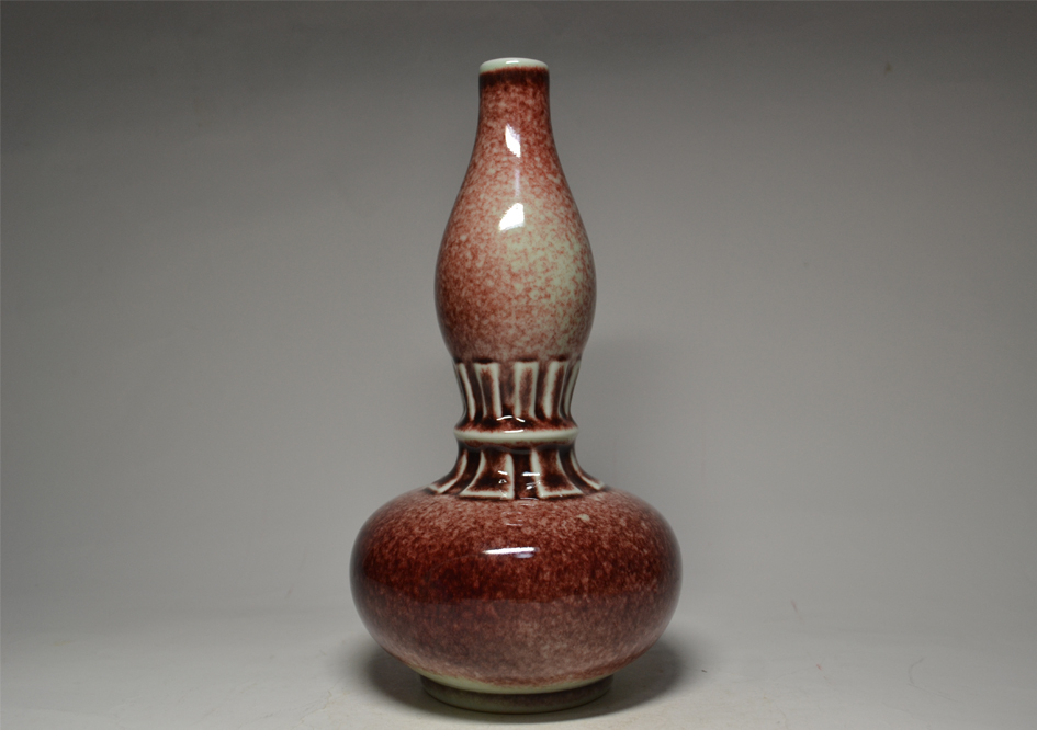 中国美術　竹細工　花瓶　瓢箪型　花入れ 中国美術 瓢箪形 窯変 花瓶 華道具 茶道具 中国古玩 置物
