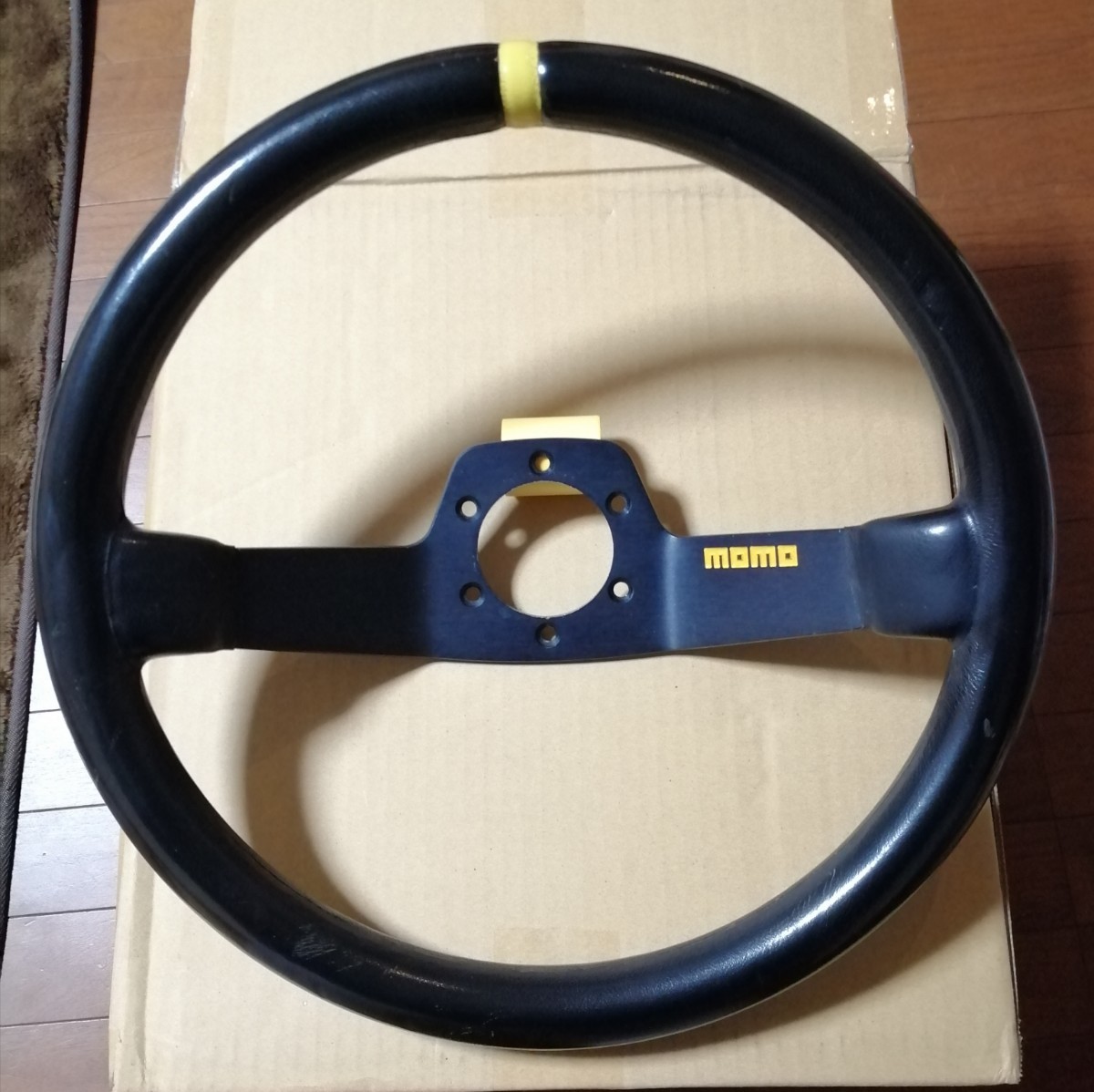 MOMO　MOD.02　モデル02 　ディープコーン　　ステアリング　2本スポーク　350mm　ランチア　アバルト　ラリー　1997年製 ステアリング ディープコーン MOD.02 Mod. MOD.08 ブルー