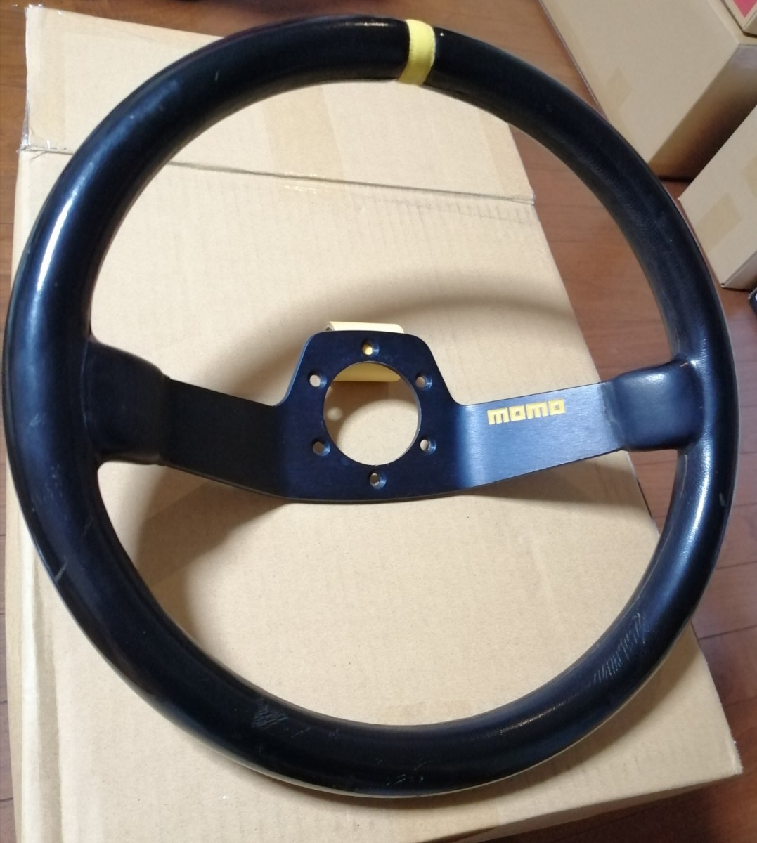 MOMO　MOD.02　モデル02 　ディープコーン　　ステアリング　2本スポーク　350mm　ランチア　アバルト　ラリー　1997年製 ステアリング ディープコーン MOD.02 Mod. MOD.08 ブルー