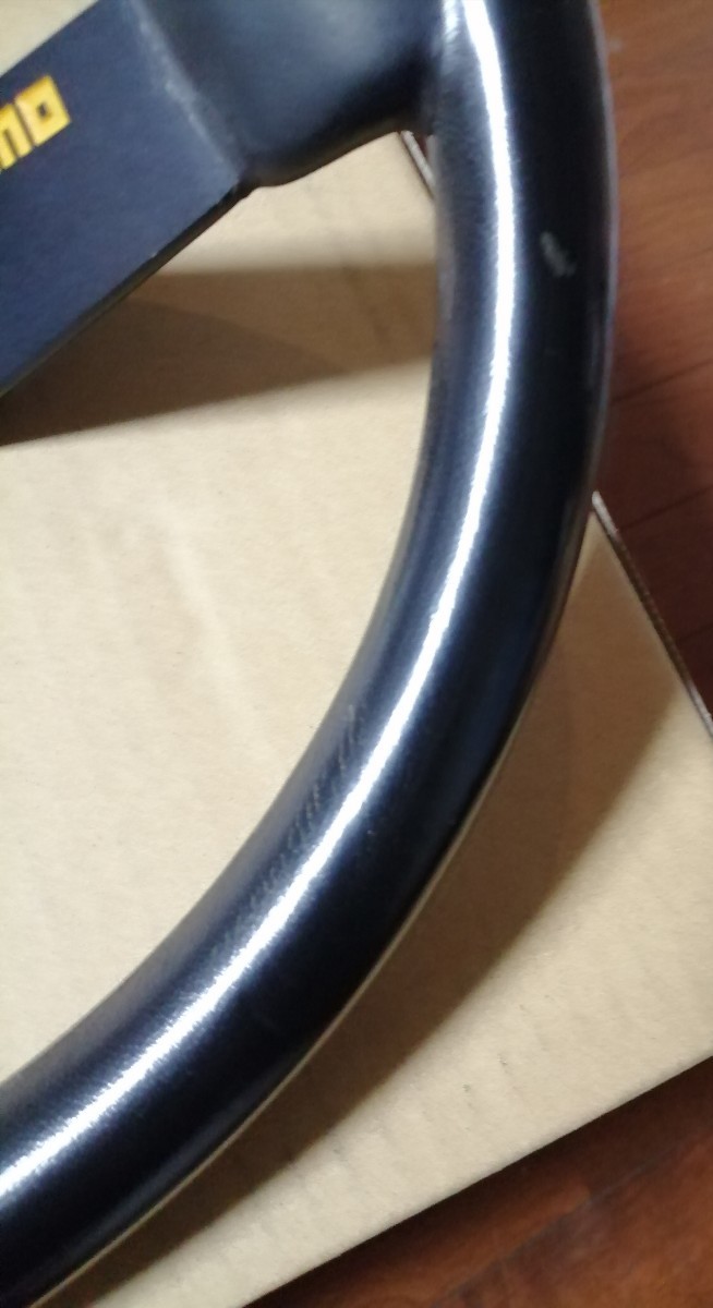 MOMO　MOD.02　モデル02 　ディープコーン　　ステアリング　2本スポーク　350mm　ランチア　アバルト　ラリー　1997年製 ステアリング ディープコーン MOD.02 Mod. MOD.08 ブルー
