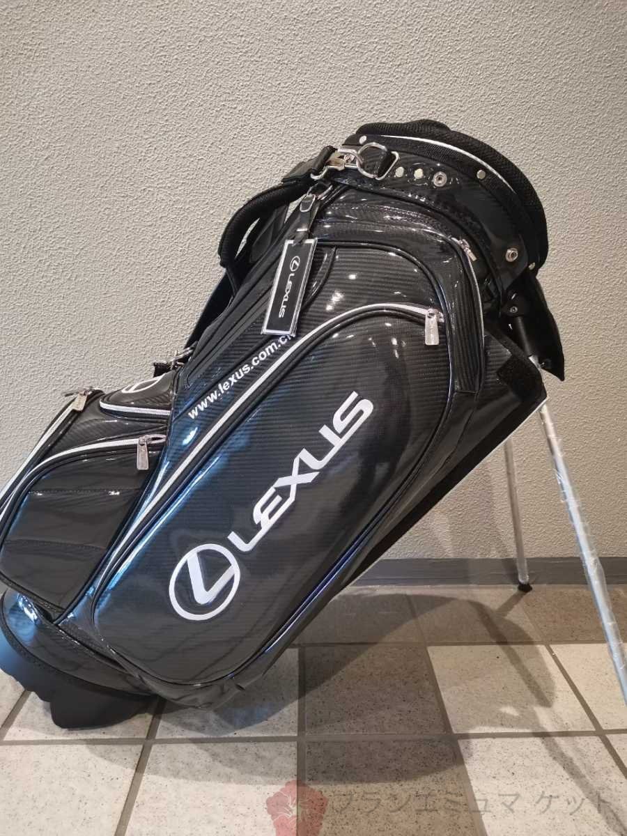 レクサス LEXUS 9.0型 4.0kg スタンド キャディバッグ ブラック LEXUS