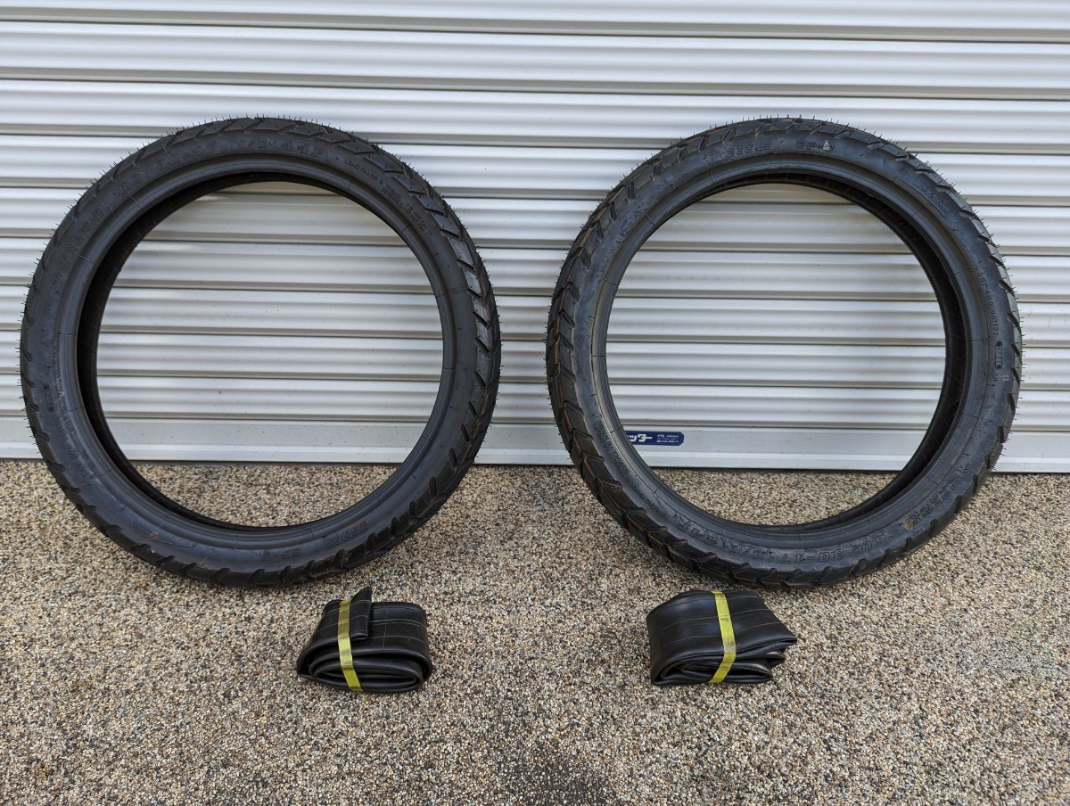 ホンダ ハンターカブ CT125 新車外し 前後 タイヤ チューブセット IRC