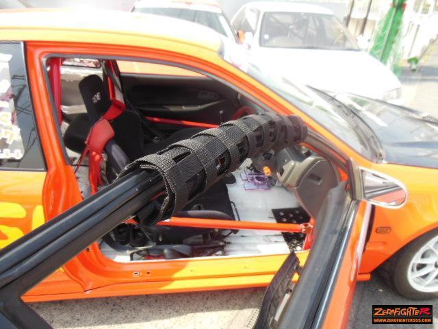 送料A☆レース用ウィンドウネット ブラック☆黒EG6 EK9 EF9 DC2 GE8