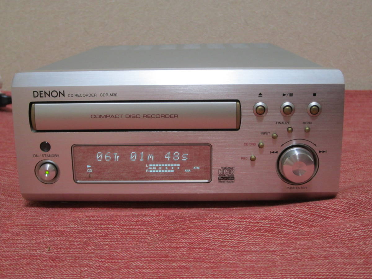 美品!! 通電、再生OK デノン DENON CDレコーダー CD-R CDプレーヤー
