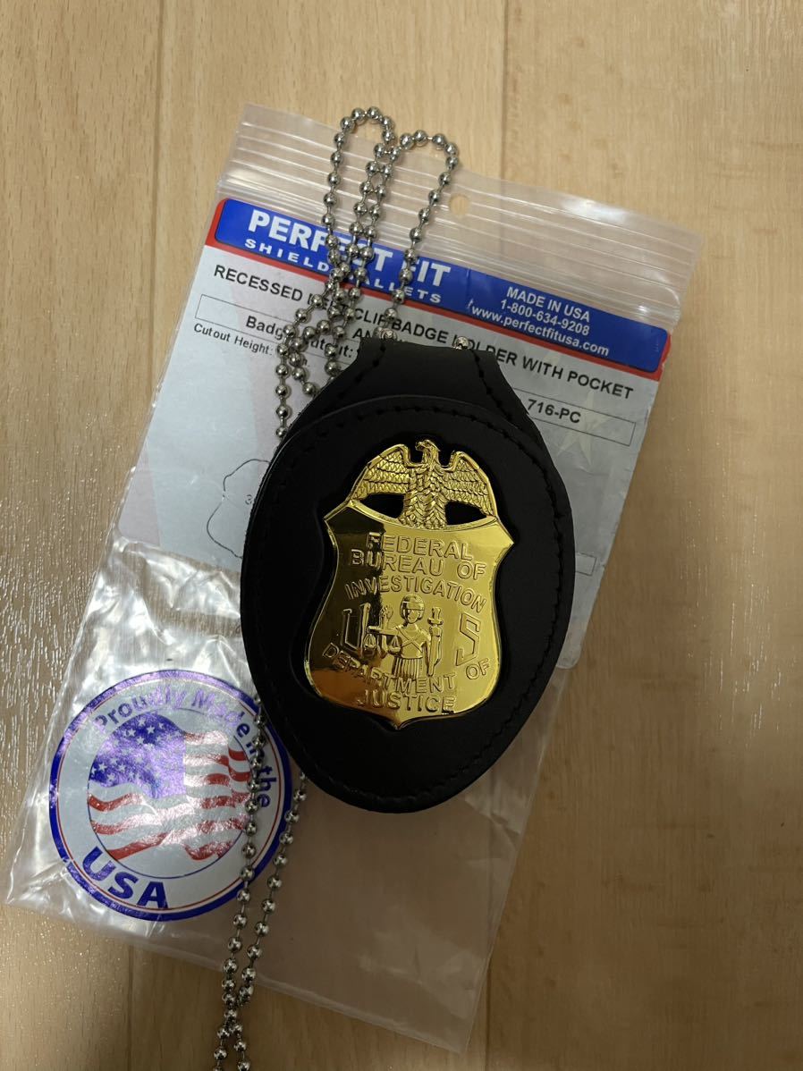 ポリスバッジ FBI ケースセット