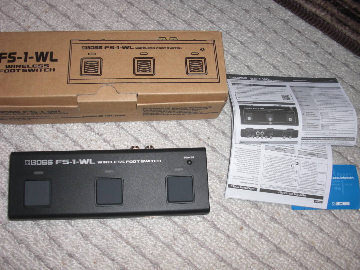 中古美品BOSS/FS-1-WL Wireless Foot Switch ボス ワイヤレス フットスイッチ FS1WL