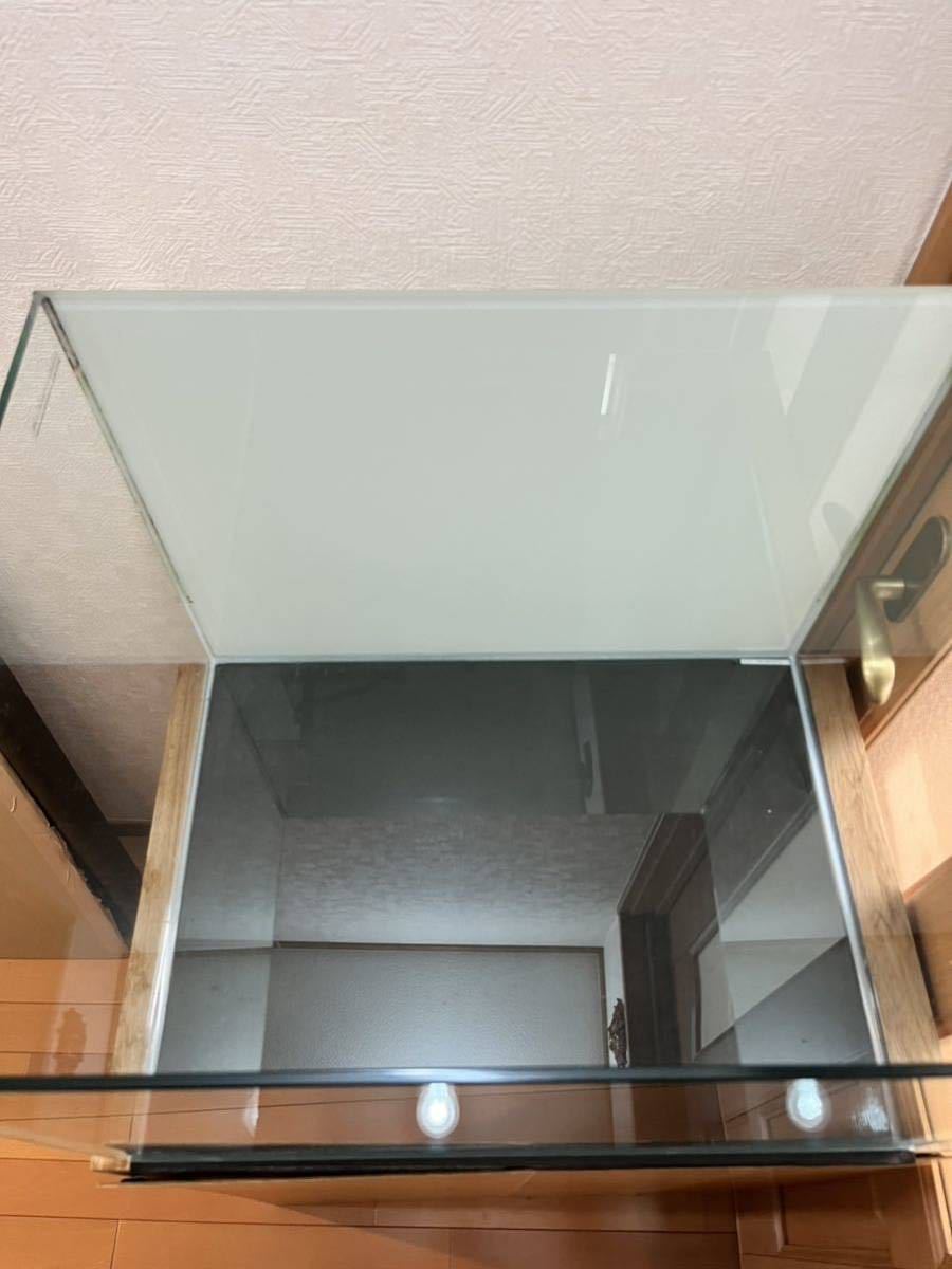 引き取り限定！600×450×450ガラス水槽&木製2段水槽台(60cm～)｜売買