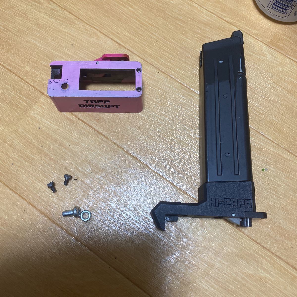 TAPPAIRSOFT ハイキャパ 用M4マガジン外部ソースアダプター airsoft