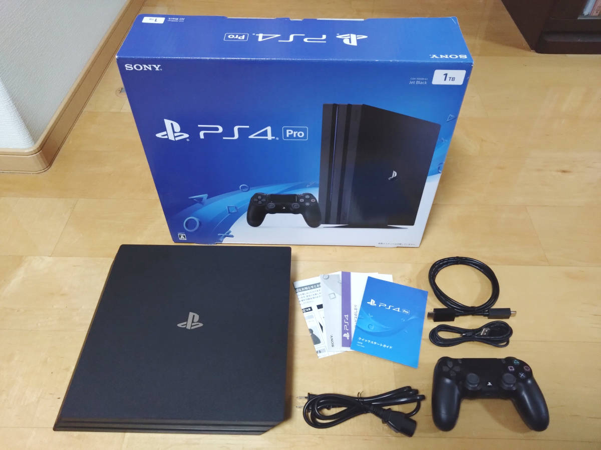 箱入り完動品】 SONY PS4 Pro CUH-7000B 1TB ソニーPlaystation4 Pro 