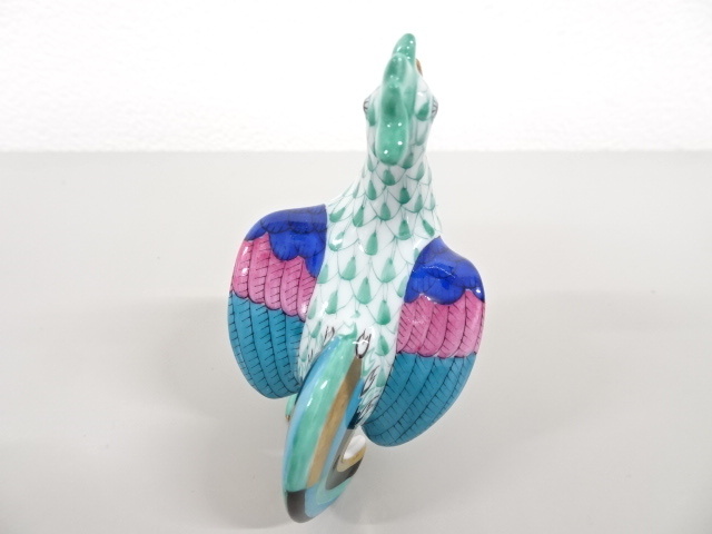 ヘレンド 干支シリーズ鳥とり(ブルー)箱付き ヘレンド 干支シリーズ 鳥