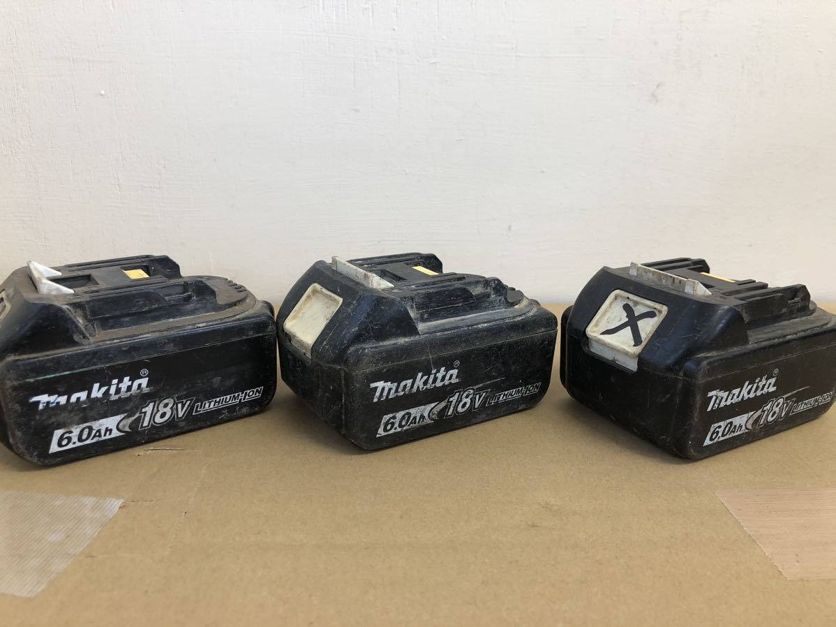 【ジャンク品】 makita 18V リチウムイオン バッテリーBL1860B マキタ バッテリー不良