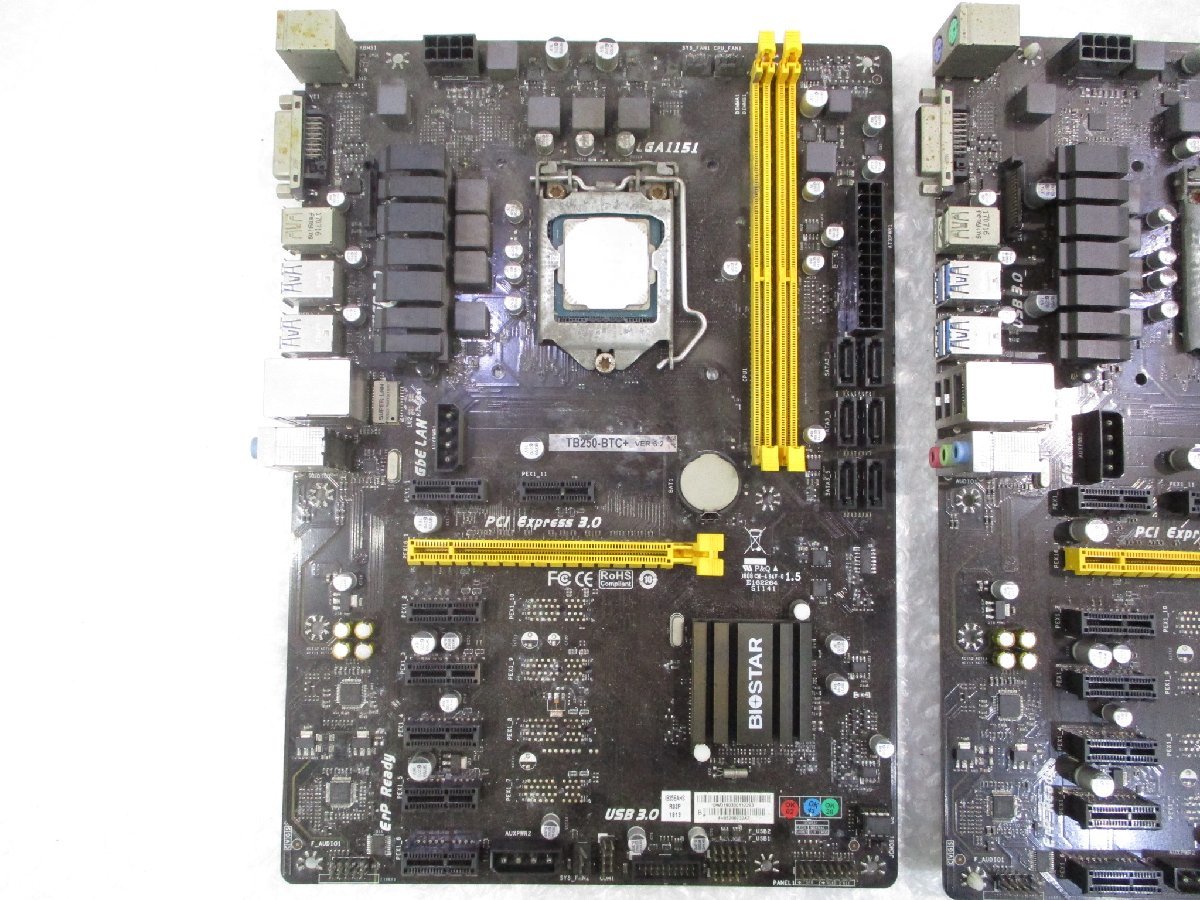 com: BIOSTAR TB250-BTC+ 8 GPU SUPPORT LGA 1151 Core i7⁄i5