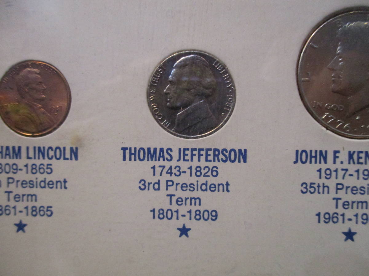 歴代大統領記念コイン額入り 歴代大統領記念額入り 歴代大統領記念コイン額
