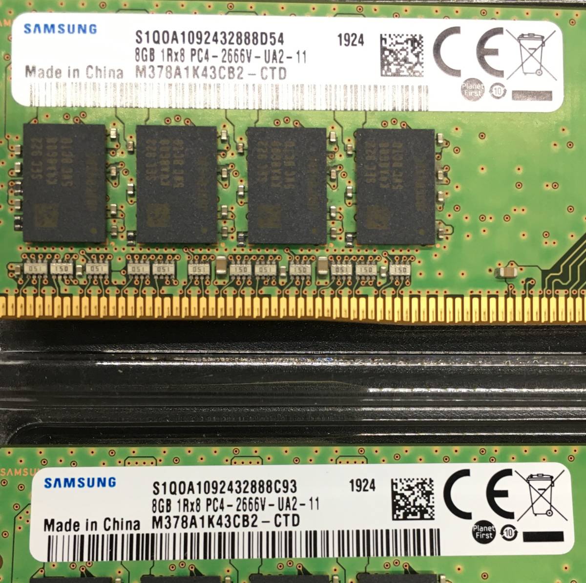 動作品 SAMSUNG デスクトップPC用メモリ DDR4 SDRAM DIMM PC4-21300